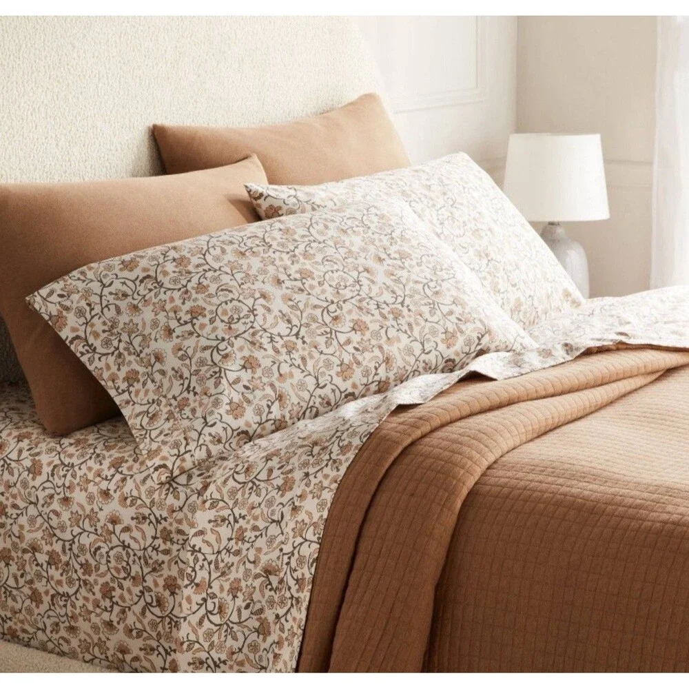 Full 400 Thread Count Performance Sheet Set Cool Floral - Threshold NEW